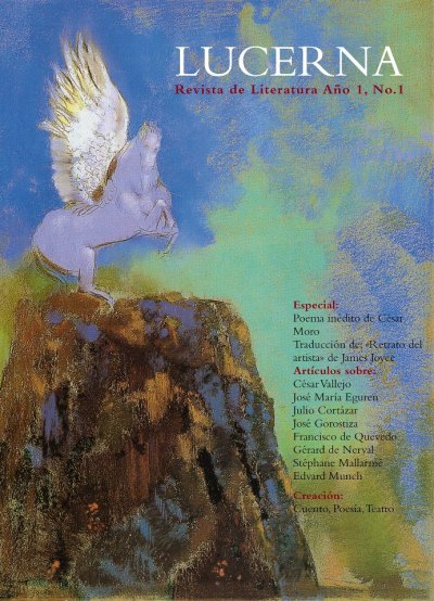 Portada del primer número de la revista Lucerna