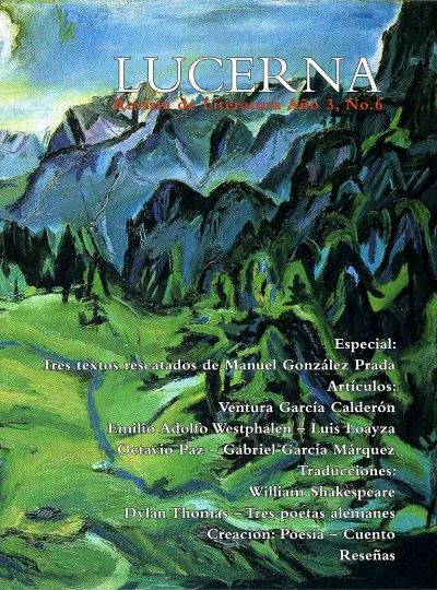 Portada revista Lucerna No. 6