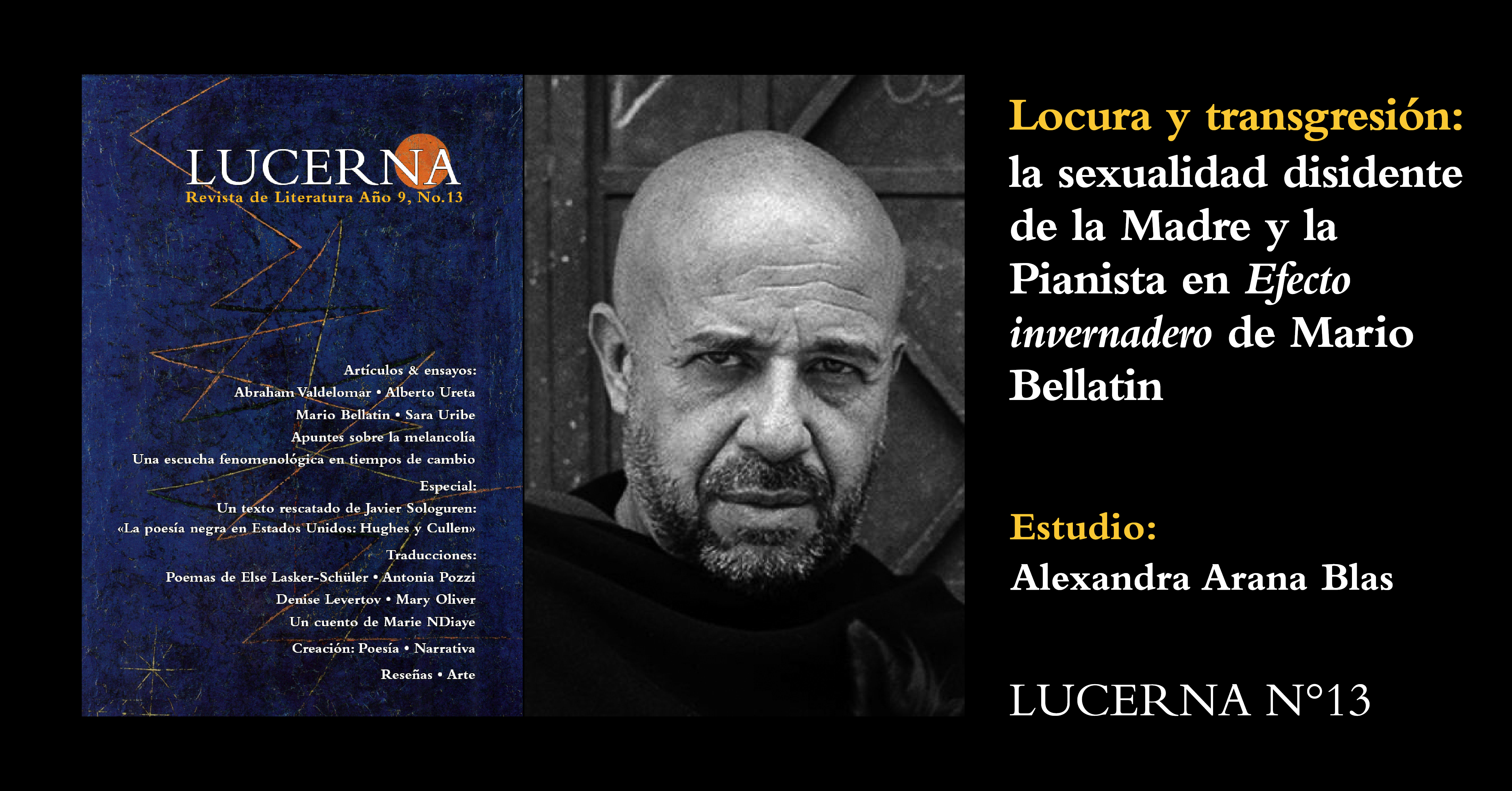 Mario Bellatin en Lucerna N°13 WEB